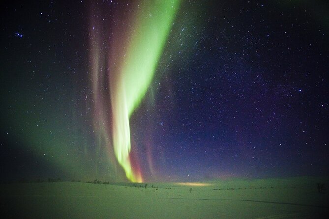 3-h Northern Light Safari by Snowmobiles From Levi - Time on the Snowmobile vs. Time Looking Up