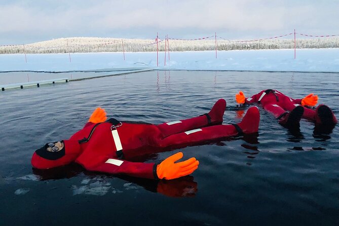 Arctic Day with Ice Fishing and Floating - Ice fishing: patient, guided, and actually hands-on