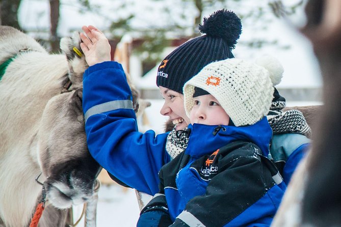 Arctic Delight - Visit to Santa's Village and snowmobiling to reindeer farm - The Reindeer Farm Stop: Sleigh Ride, Feeding Time, and Hot Drinks