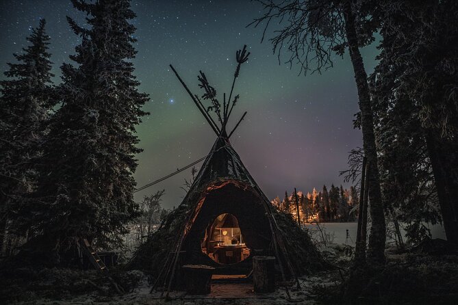 Arctic lake Aurora Hunt, in a cozy Lappish Tipi - Key reasons this Aurora hunt works
