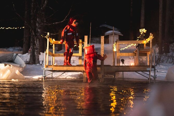 Aurora Arctic Ice Floating in Rovaniemi, Small-group - Warm-Up Setup: Campfire Drinks and a Heated Cabin