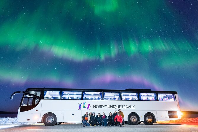 Bus Tour with Hunting Northern Lights - Rovaniemi after dark, and why this hunting style makes sense
