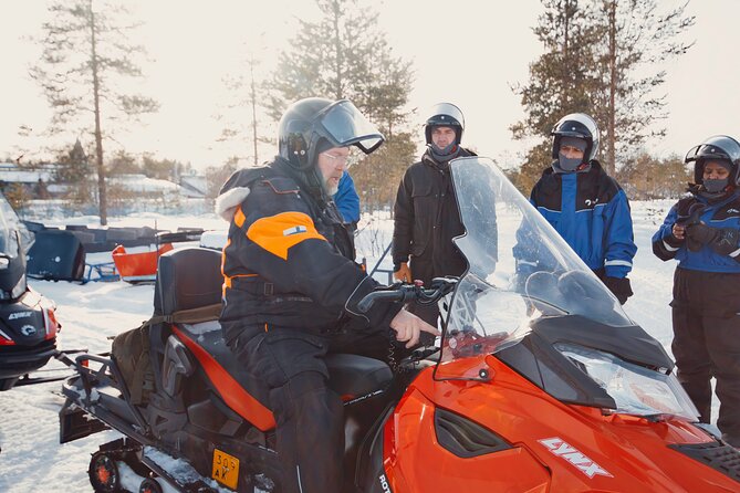 Family Snowmobile Safari from Santa Claus Village - The mini-snowmobile zone for children up to 11-12