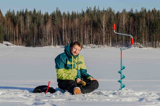 First Ice Fishing Experience in Rovaniemi - From Instruction to First Drill: Learning Ice Fishing Without the Confusion