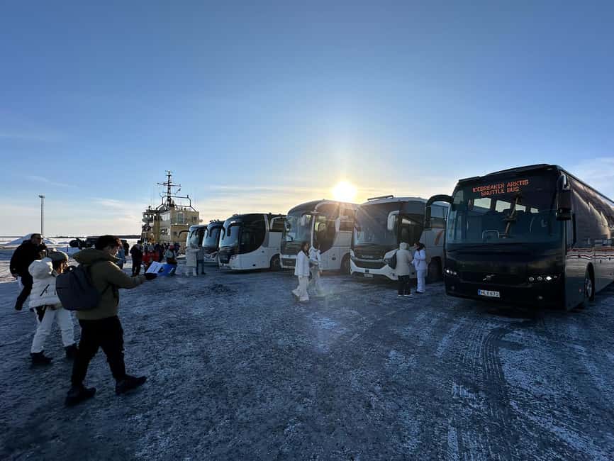 From Rovaniemi: Icebreaker Arktis Cruise with Ice Floating - Walking on frozen sea and other ice fun, when weather cooperates
