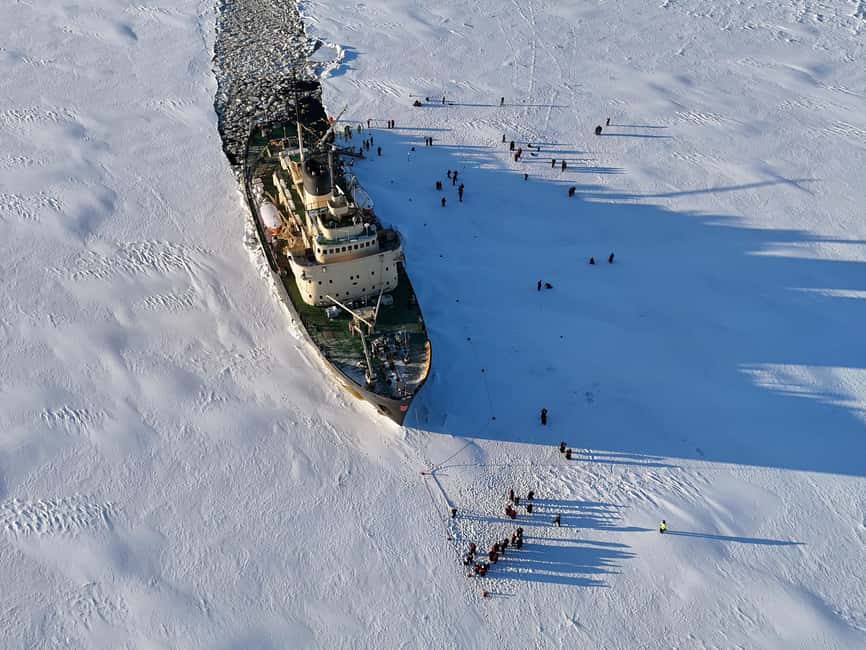 From Rovaniemi: Icebreaker Sampo Cruise with Ice Floating - From frozen sea walking to Arctic ice floating