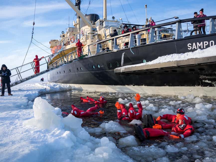 From Rovaniemi: Icebreaker Sampo Cruise with Ice Floating - Morning vs afternoon cruise: choose based on food and energy