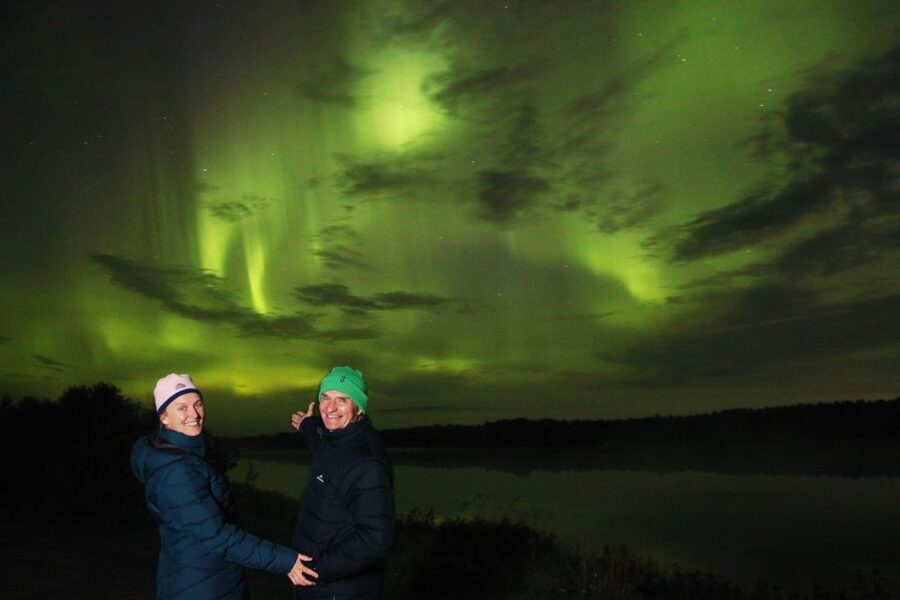 From Rovaniemi: Northern Lights Chase with BBQ and Photos - Northern Lights photos, and what to expect about timing