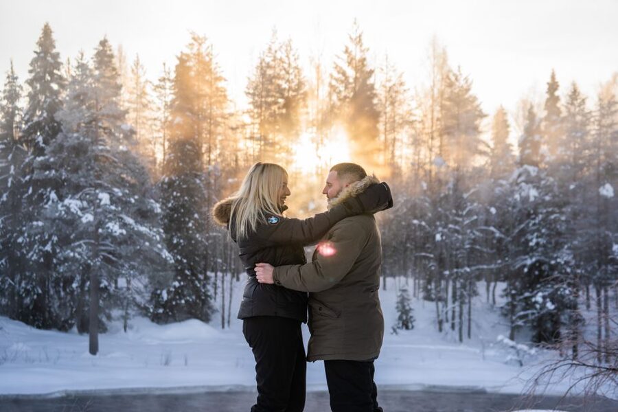 From Rovaniemi: Private Photoshoot in the Lappish Wilderness - The Secret Stop: What You Do at the Photo Location