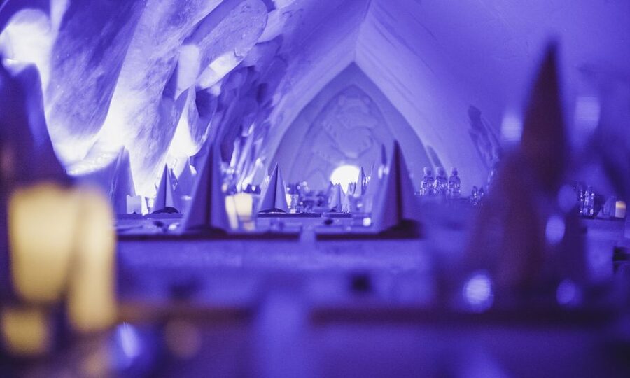 From Rovaniemi: SnowHotel Visit with Ice Restaurant Dinner - Dinner in the Ice Restaurant, more than a gimmick meal