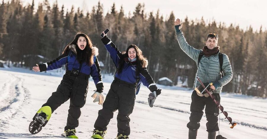 From Rovaniemi: Snowshoeing and Ice Fishing Tour - Who should book this tour in Lapland