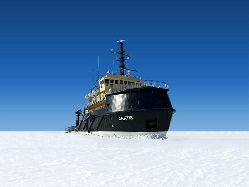 Haparanda/Tornio: Icebreaker Arktis Cruise with Ice Floating - SnowCastle Area: Included Exhibition Time vs Paid Add-Ons