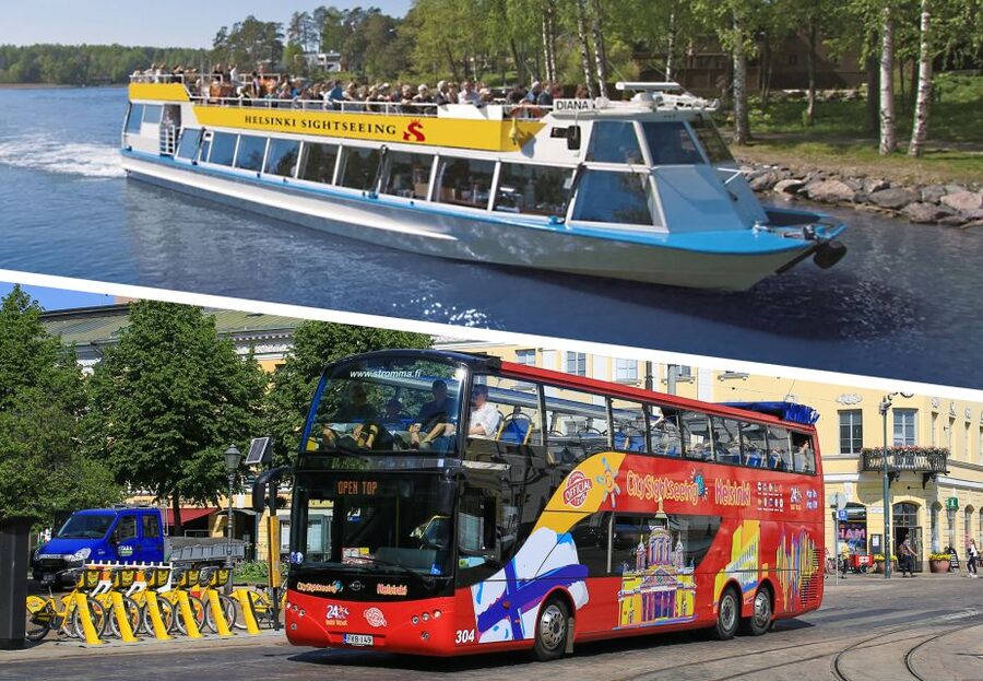 Helsinki: 48-Hour Bus & Boat Combo Tour - When Degerö Canal is closed: the backup City Highlights route