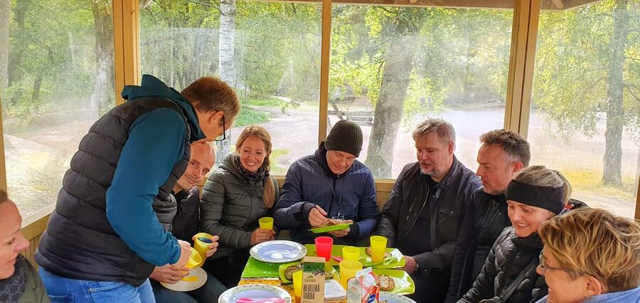 Helsinki: Bike or E-Bike Tour, BBQ, Sauna, Parks, and Forest - Keskuspuisto city forest-park finish, the calm after the heat