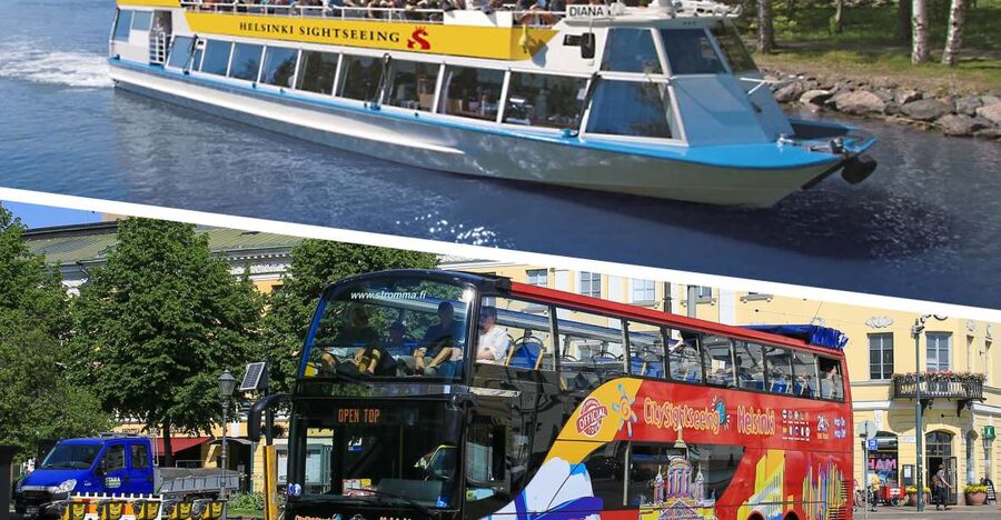 Helsinki by Bus and Boat 24-Hour Combo Ticket - The big bus stops that shape your Helsinki day
