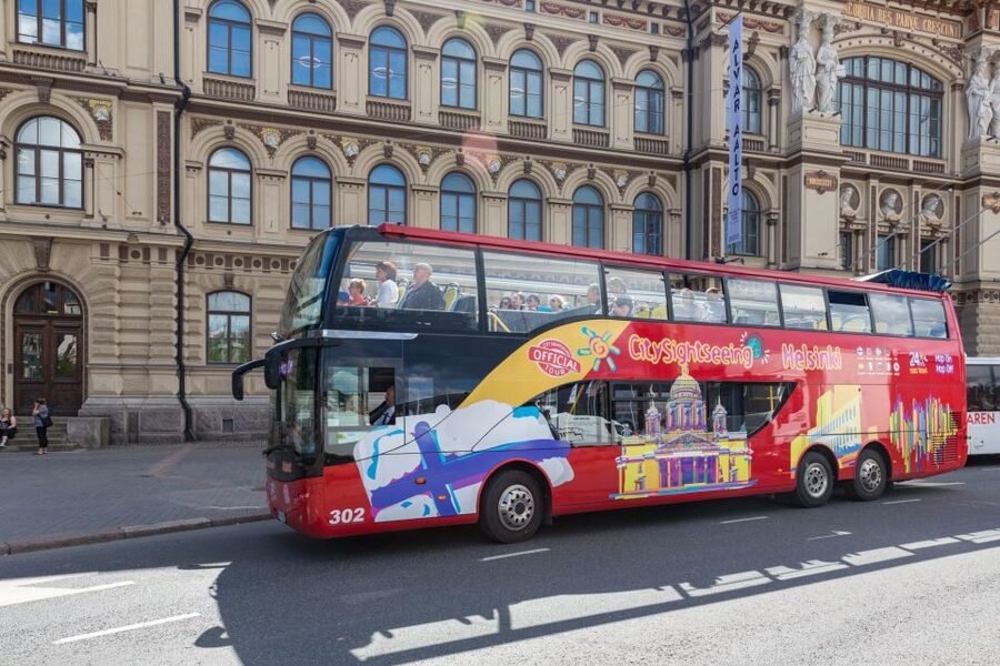 Helsinki: City Sightseeing Hop-On Hop-Off Bus Tour - Modern art, transport hub, and a church you will remember