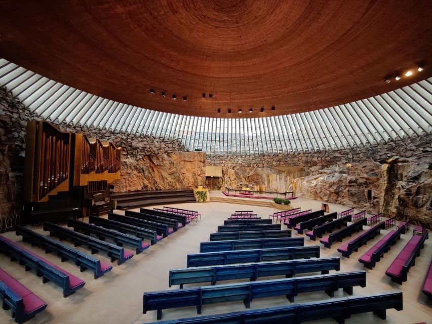 Helsinki: Temppeliaukio Church Entrance Ticket - Entering Temppeliaukio: the rock, the copper, the skylights