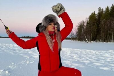 Ice Fishing Adventure in Levi with Salmon Soup