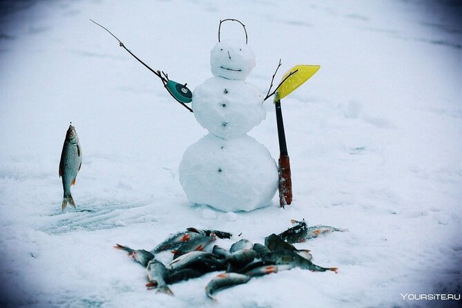 Ice Fishing Adventure in Levi with Salmon Soup - The Quiet Test: Fishing on a Frozen Lake in Mid-Lapland
