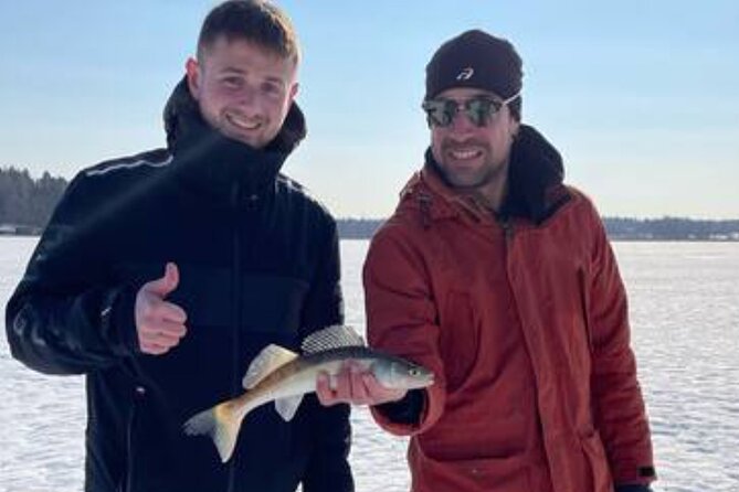 Ice fishing experience with Backpacker Helsinki Tour - Fireside Finnish food: the part you will remember