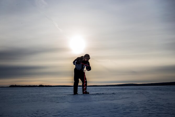 Ice Fishing on a Frozen Lake in Levi - Pickup, group size, and who this tour suits best