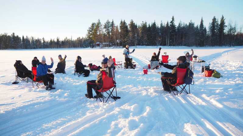 Ice fishing program in Lapland - The Palojärvi Photo Stop: Where the Tour Gets Atmospheric