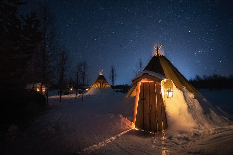 Ivalo: Lake Inari Northern Lights Tour w/ Reindeer & Dinner - From Ivalo to Koppelo: Getting Away From the Lights