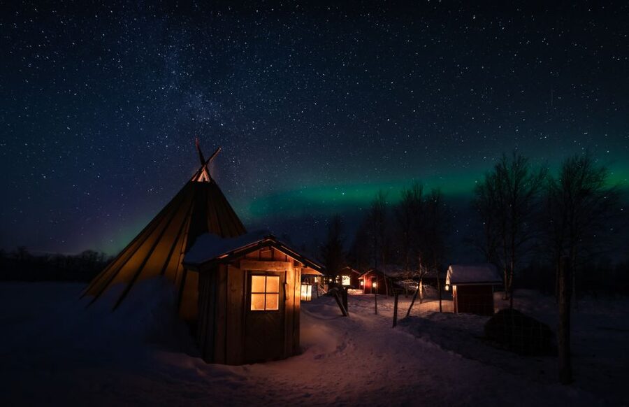 Ivalo: Lake Inari Northern Lights Tour w/ Reindeer & Dinner - The Sleigh Ride: Frozen-Lake Magic Without the Guesswork