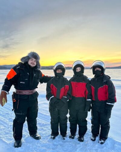 Snowmobile Safari, Meet and Feed Reindeers with Lunch