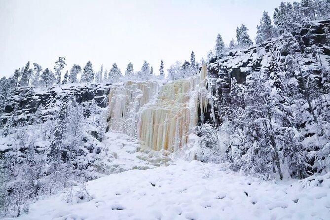 Korouoma Canyon Frozen Waterfalls - Small group tours up to 8 people: why that matters in winter