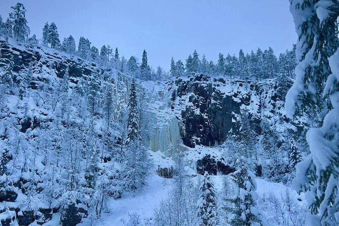Korouoma Frozen Waterfalls Hiking Tour - Stop 1 in Korouoma Canyon, where the canyon sets the mood