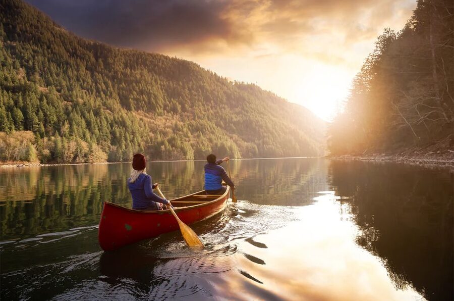 Lapland: Canoeing Trip with Reindeer and Husky Farm Tour - From Forest to Lake: How the Canoe Trip Feels in Lapland