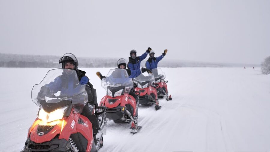 Levi: 3 Hour Snowmobile Safari Around Levi with Coffee Break - Midway Warm-Up at a Lappish Café or Tent