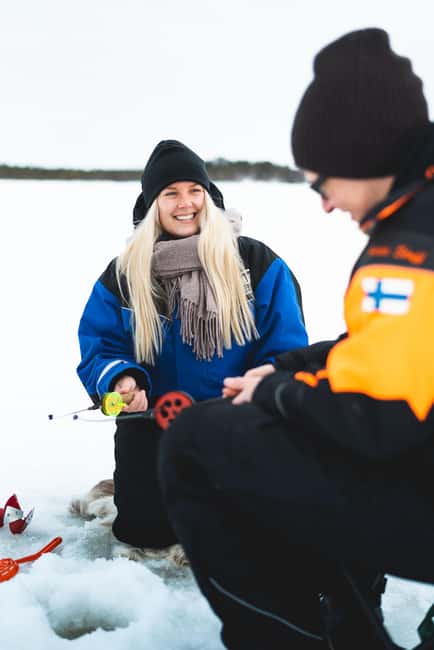 Levi: A fun Ice Fishing Experience in Levi, 3 HOURS - English Guidance and a Relaxed Pace You Can Trust