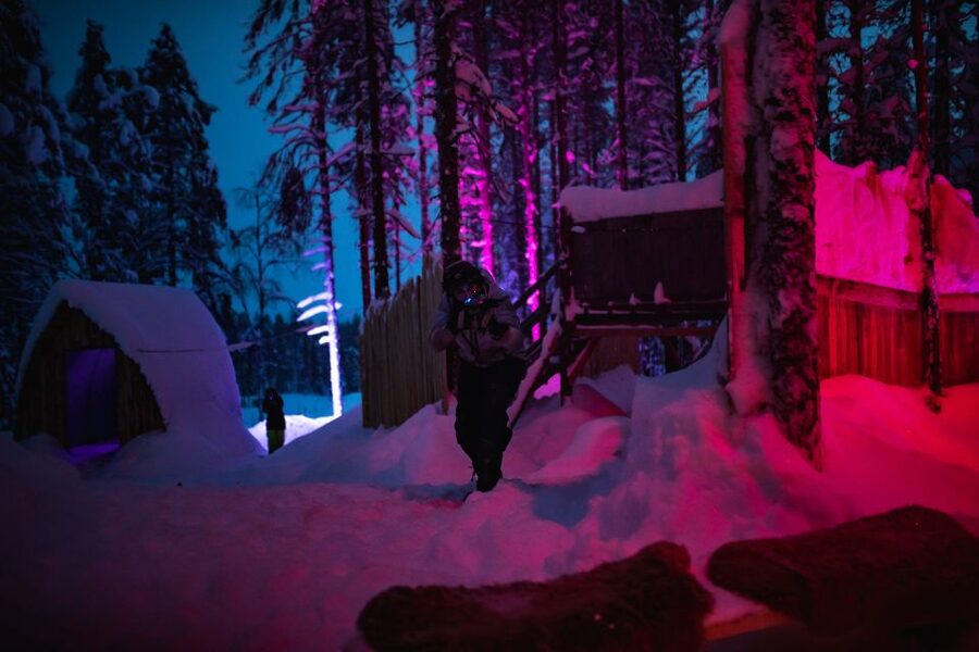 Levi: Arcandia | Outdoor Laser Tag + Park Side - Outdoor Laser Tag in Lapland: the Arcandia twist