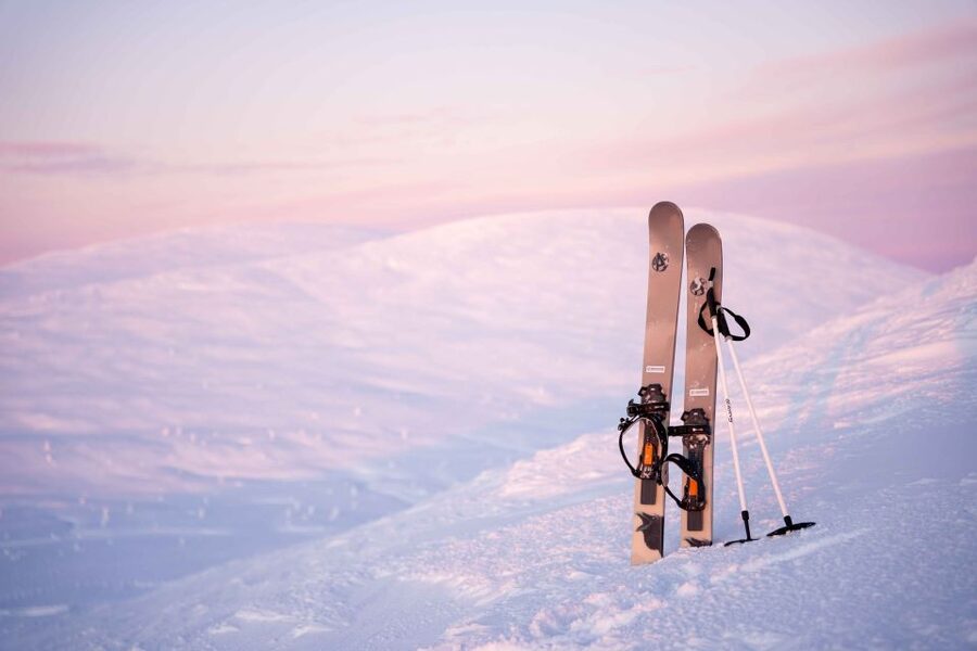 Levi: Backcountry Skiing Adventure - Fireside BBQ, Snacks, and Hot Drinks: More Than a Break