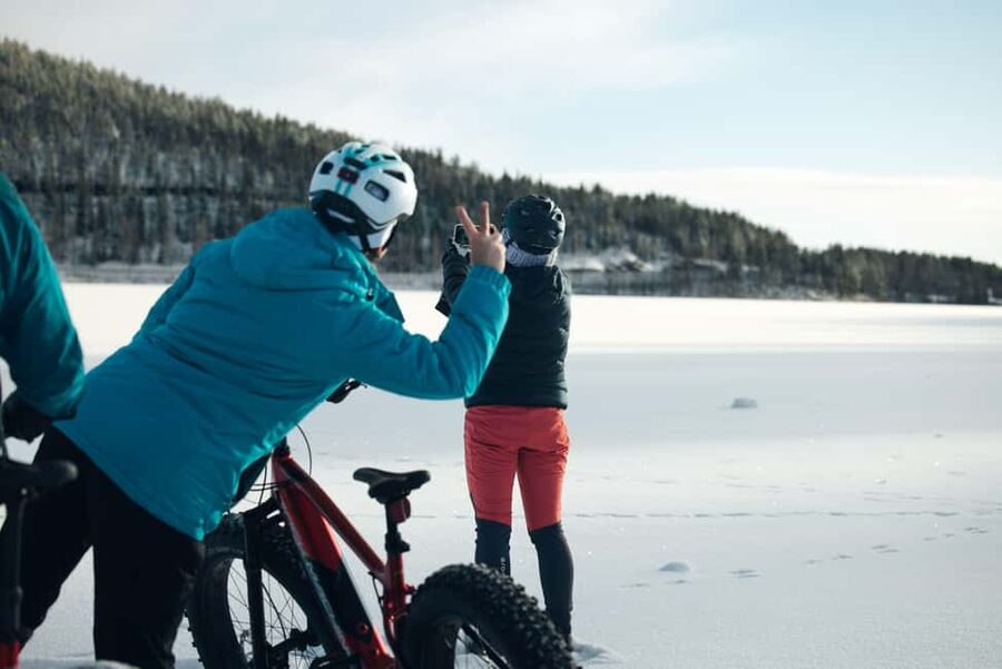 Levi: E-Fatbike Adventure in Snowy Forest - Key things you’ll notice on this Levi e-fatbike ride