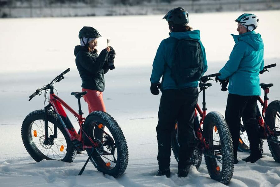 Levi: E-Fatbike Adventure in Snowy Forest - Riding the snowy forest trails: what the route feels like