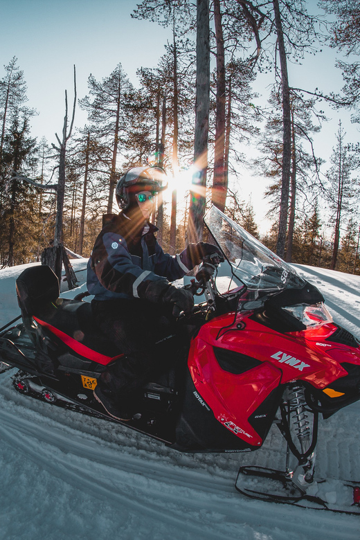 Levi: Easy Snowmobile Safari into the Nature - The mid-ride hot drinks stop you will actually remember