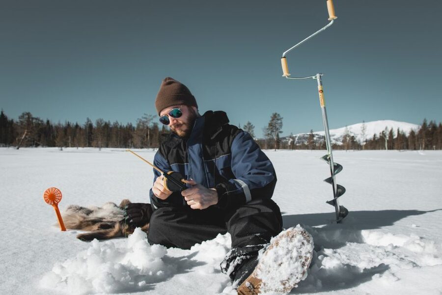 Levi: Finnish Ice Fishing Tour by Car - Winter Gear That Actually Lets You Stay Outside