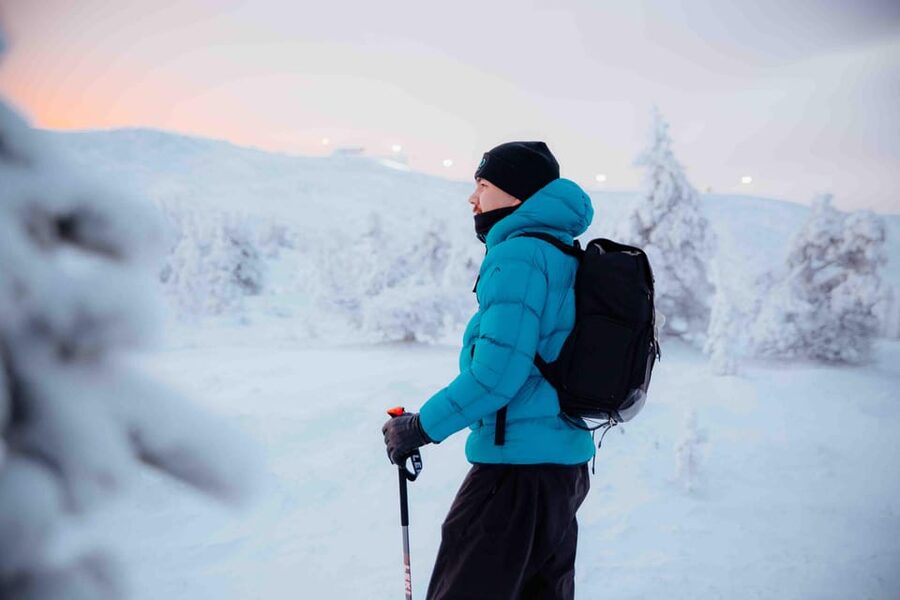 Levi: Guided Snowshoeing Adventure - Meeting at Kelo Rental & Safaris Store, then getting moving fast