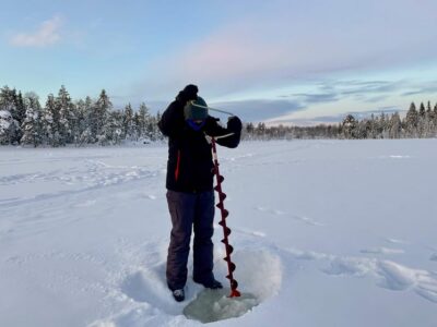 Ice Fishing Trip in a small group