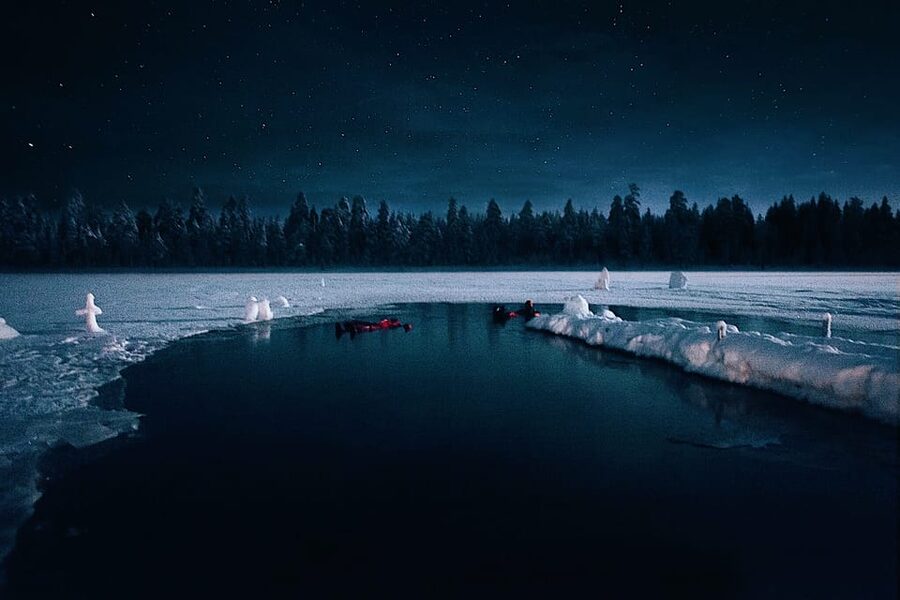Levi: Ice Floating and Northern Lights Tour - Hot Drinks, Cozy Cabin Time, and Warming Up the Right Way