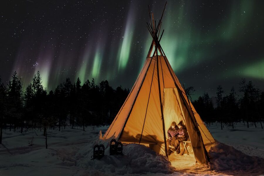 Levi: Northern Lights Campfire - The Campfire Picnic: Lappish Comfort When Your Body Needs It