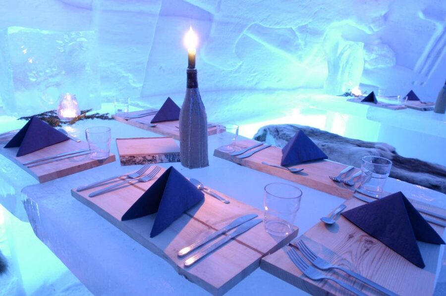 Levi: Snow Village Guided Tour - The scale behind the art: 20 million kilos of snow