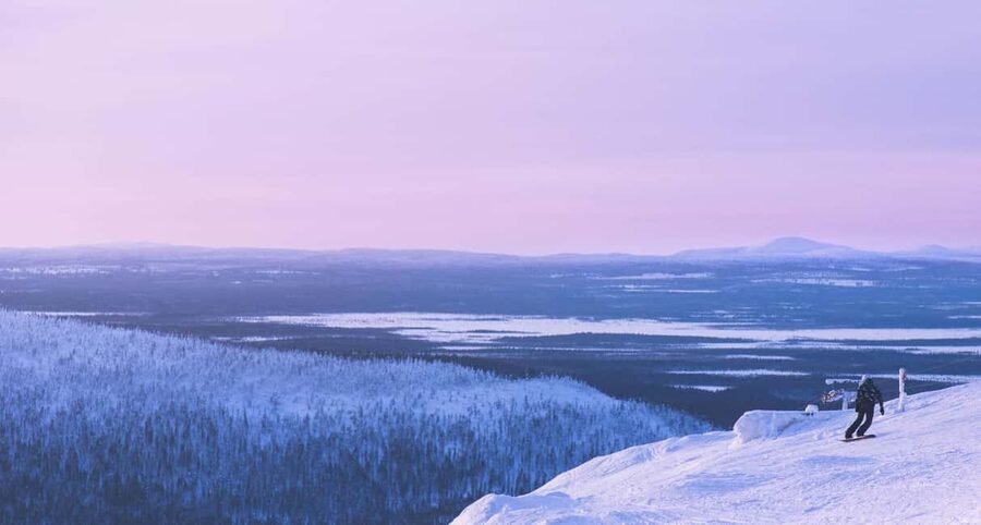 LEVI Winter Snowshoeing in the Wilderness (ALL INCLUDED) - Wildlife spotting and Arctic-life lessons you can use