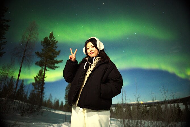 Magical Northern Lights Photography Experience - How the guide finds aurora, even when the sky is doing snow chaos