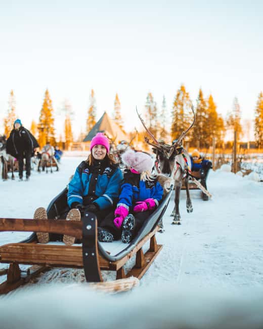 Magical Private Santa Visit, Reindeer Ride & Elf Workshops - Picking up in Rovaniemi, then heading to Apukka Resort