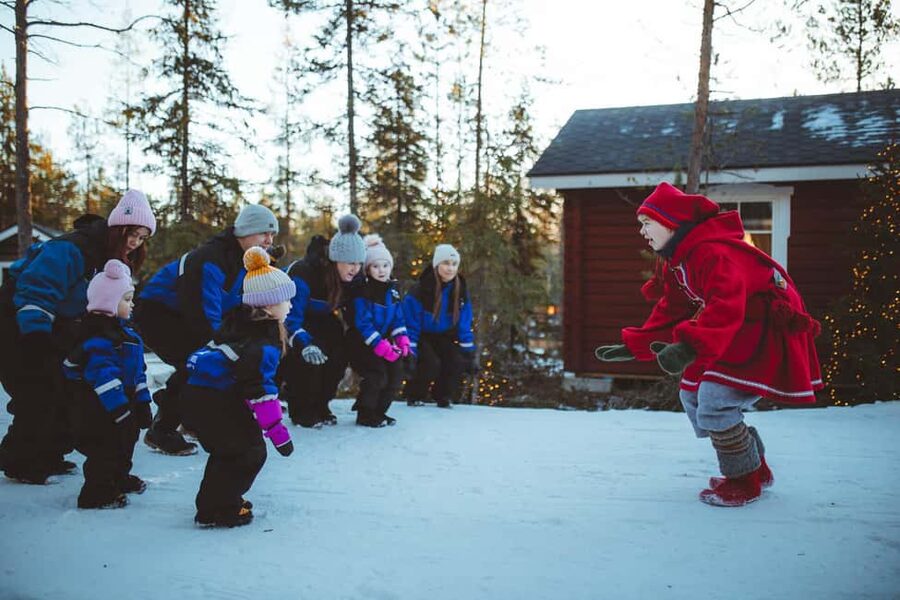 Magical Private Santa Visit, Reindeer Ride & Elf Workshops - The reindeer sleigh ride through Lapland’s “mystery forest”