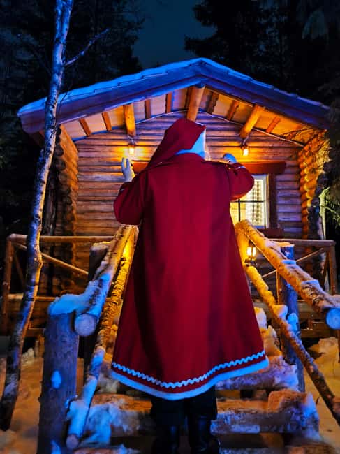Meet Santa Claus in his magical forest of Sonka Lapland (Rovaniemi) - Where You Go: Rovaniemi’s Snowy Forest Scene